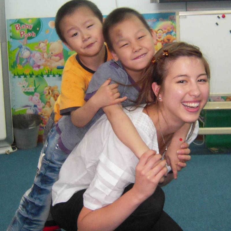 Charlotte N in China Charlotte N in China